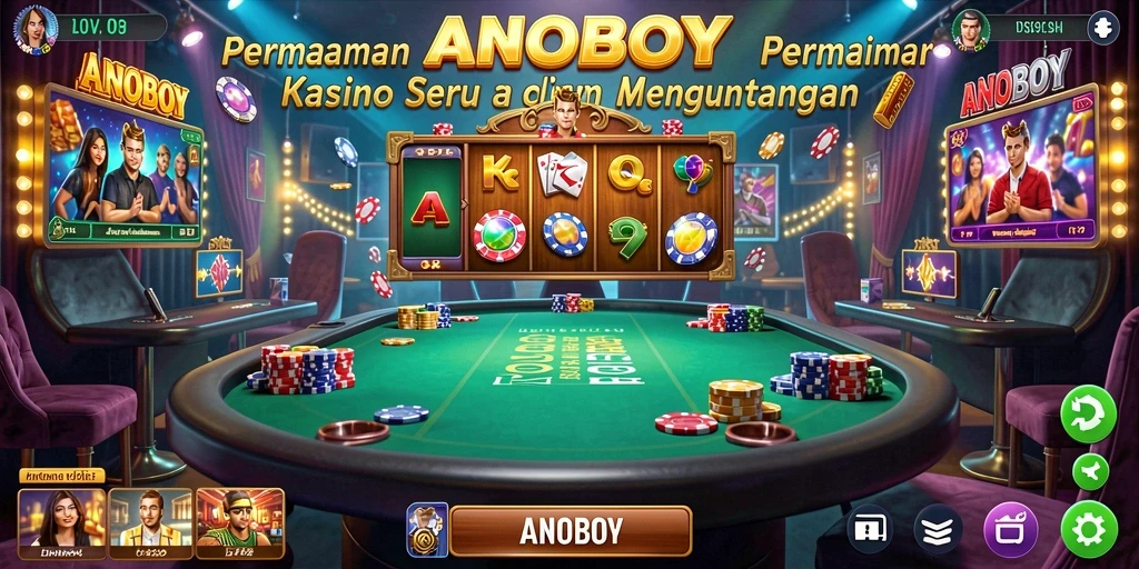 Gameplay seru dan menguntungkan di ANOBOY.