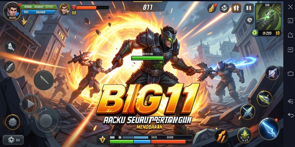 Tampilan seru dari pertarungan di BIG11 dengan aksi mendebarkan.