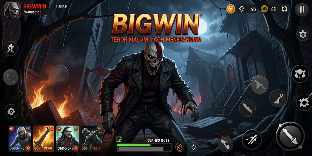 Screenshot menampilkan gameplay mendebarkan di dunia horor.