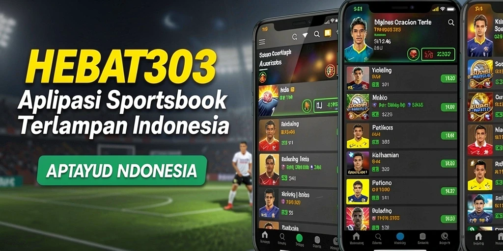Tampilan utama HEBAT303 dengan fitur taruhan olahraga yang menarik.