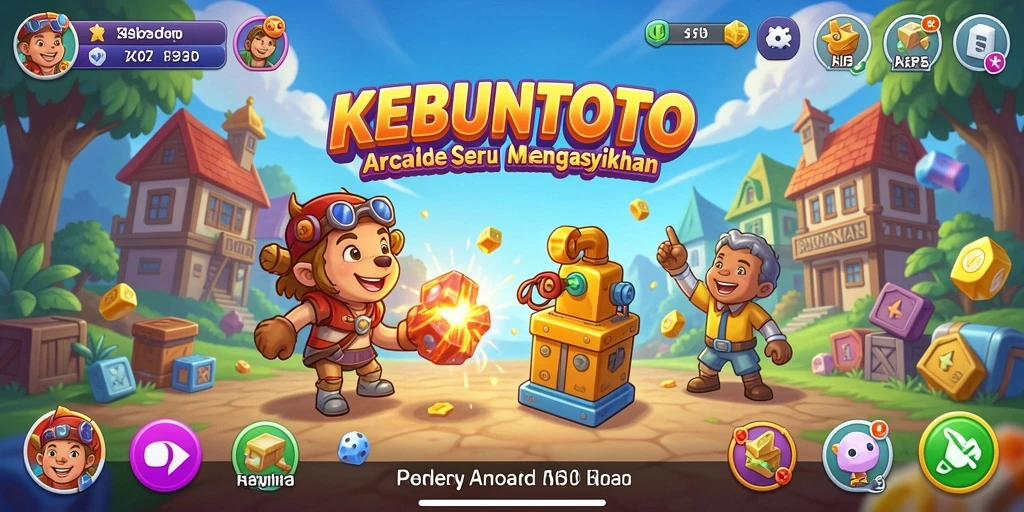 Screenshot gameplay KEBUNTOTO yang menampilkan suasana permainan yang seru.