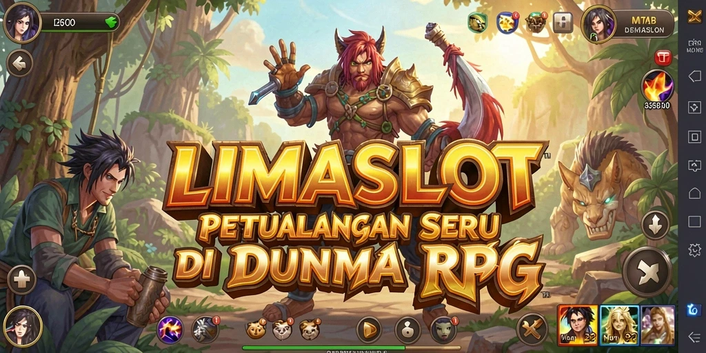 Tangkapan layar LMBASLOT menunjukkan aksi pertarungan yang mendebarkan.