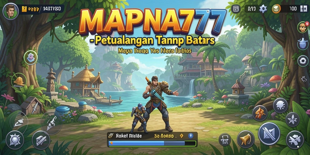 Tampilan gameplay MAPNA777 yang menampilkan petualangan seru.