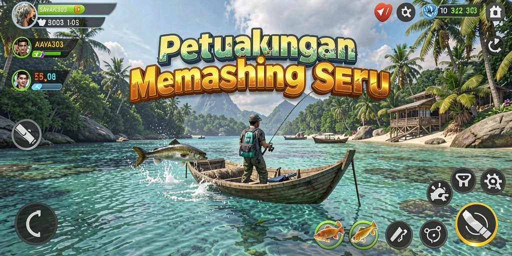 Tampilan gameplay SAVAYA303 yang menawan dengan pengalaman memancing yang realistis.