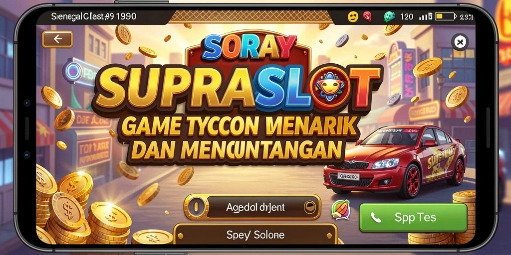 Tampilan gameplay menarik dari SUPRASLOT yang mengusung tema Tycoon.