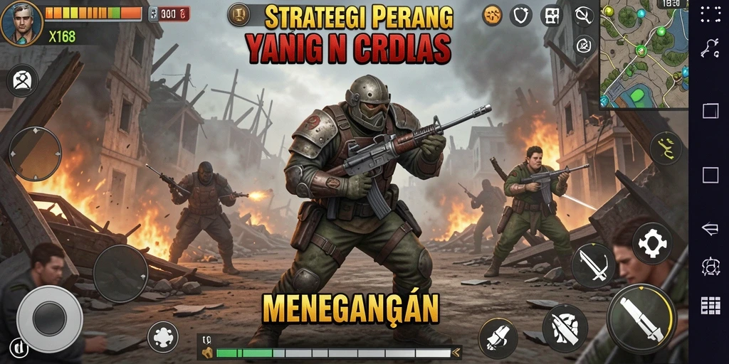 Tampilan gameplay X168 yang memukau dan penuh taktik.